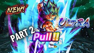 CAN I FINALLY PULL ULTRA VEGITO BLUE!?!? PART 2 10,000 CHRONO CRYSTAL SUMMONS! (Dragon Ball Legends)