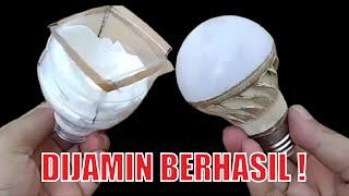 CARA MEMBUAT ALAT PEMASANG LAMPU DARI BOTOL BEKAS