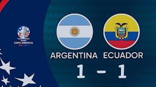 Argentina vs Ecuador crazy (penalties 4 - 20  Highlights Copa 2024