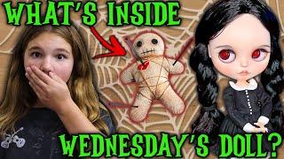 What's Inside Wednesday Addams! Meet Our New Pets