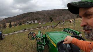 Over seeding one horse pasture.