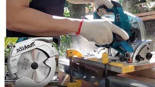 Makita DHS 900z Circular Saw Test Cut (36v, 9 1/4 inches, Brushless, Brake, Bluetooth)