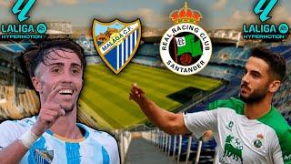 MÁLAGA  0 - 0  RACING de SATANDER || Jornada 15, La Liga Hypermotion 24-25 || - eljimenez5