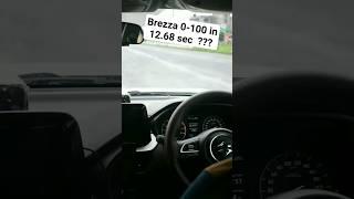 New Breeza Acceleration Test #performance #car #torque #pickup #power #traction #manual #test
