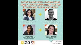 SOCAP21 - Latinx Launchpad: a pitch competition hosted by Hispanics in Philanthropy