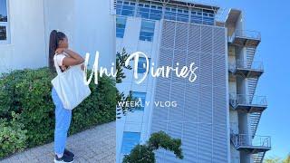 S1 EP2 | Uni diaries |meal prep + lots of studying + attending lectures + shopping | WEEKLY VLOG