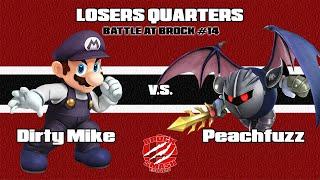 B@B14 - DirtyMike (Mario) Vs. Peachfuzz (MetaKnight) - Losers Quarters
