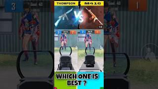 M416 vs Thompson Comparison in Pubg Mobile #zodking #bgmi #pubgmobile #battlegrounds #battlemode