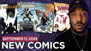 NEW COMIC BOOK DAY 9/11/24 | WOLVERINE #1, TMNT #2, UNCANNY X-MEN #2, JONNY QUEST #2