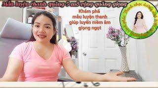 Mẫu luyện thanh giúp luyến âm mềm mượt và giọng nhẹ nhàng bay bổng Đồnghànhcùngthanh nhạc dưỡng sinh