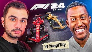 #1 OUR FIRST RACE - Sloshy vs Yung Filly F1 24 Co-op Career Mode