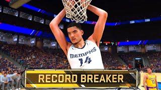 NBA 2K25 Zach Edey My Career - Setting a New Record!