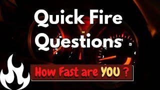 QuickFire Quiz, General Knowledge, Challenge Yourself