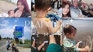 Günlük Vlog 6 / Aliağa Plajı!! Liman Kayboldu #vlog #plaj #izmir #bebek #gezi #tatil