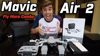 DJI MAVIC AIR 2 FLY MORE COMBO UNBOXING + FIRST FLIGHT AND IMPRESSIONS