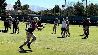 Brock Purdy Throws To 49ers WRs & TEs At Training Camp