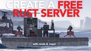 Host a RUST SERVER for FREE | Full Tutorial With Oxide Mods & Custom Maps