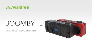 Bluetooth Radio Wherever You Go - Avantree Boombyte Portable Radio Speaker