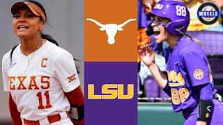 #3 Texas vs #2 LSU Highlights | 2024 College Softball Highlights