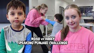 ABBEY VS NOAH - WHO UNDERSTANDS MORE PUNJABI? *Challenge Vlog*