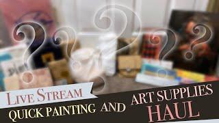 Mixed Media Painting | Art Supply Haul from France, Germany and Czechia