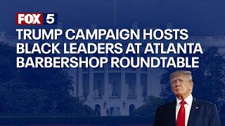 WATCH LIVE: Black Americans for Trump hold roundtable at Atlanta barbershop | FOX 5 News