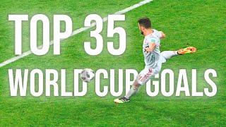 TOP 35 Goals in World Cup History !