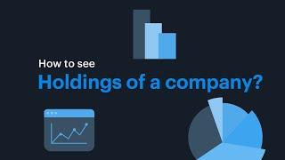 Tickertape Guide - How to see holdings of a company