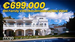 Inside a BIG Family Villa in Benalmadena with Panoramic Sea Views | €699.000 | Vlog #025