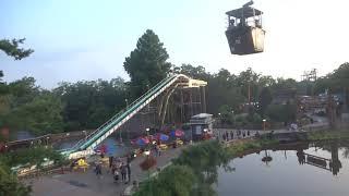 Skyway - Six Flags Great Adventure 7-25-2021  Frontier Adventures Fort to Lakefront station.
