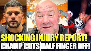 UFC champ CUTS half FINGER OFF! Alex Pereira on Jon Jones, Khamzat Chimaev RETURNS, Jon Jones tweet