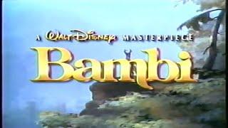 Bambi vhs commercial 1997