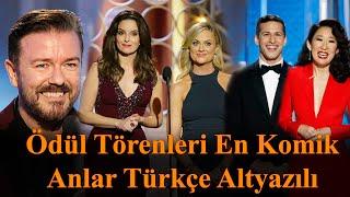 Ödül Törenleri En Komik Anlar Altyazılı | Ricky Gervais, Amy Poehler, Tina Fey, Andy Samberg