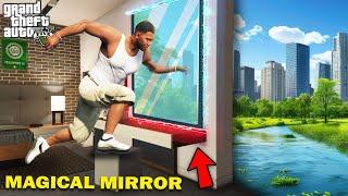 GTA 5 : I Entered The Magical Mirror Portal And Went To Another World In Franklin's Room !