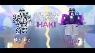 [AOPG] The Entire Haki Guide (Poneglyph) From Nothing To V8/Full Body In A One Piece Game | ROBLOX