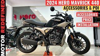 2024 Hero Mavrick 440 BS6 OBD2 PDI & All Accessories Installation With Price | Motor Redefined.