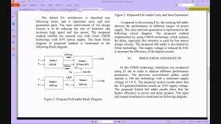 Implementation of Low Power 1-bit Hybrid Full Adder using 22nm CMOS Technology