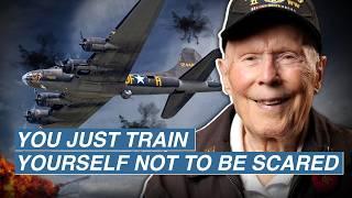 WWII Bomber Pilot Recounts Dodging Nazi Anti-Aircraft Fire | Dick Nelms