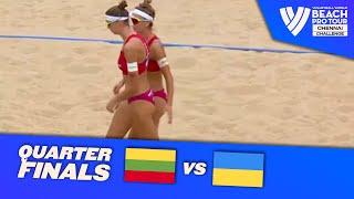 Raupelyte/Paulikiene vs. Davidova/Romaniuk - Quarter Finals Highlights | Chennai 2024 #BeachProTour