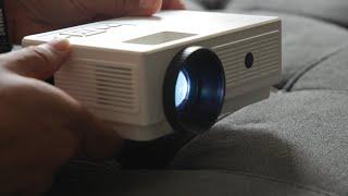 BEST Portable Bluetooth Mini Projector on Amazon Under $100 / ARTSEA 1080p Home Theater Review