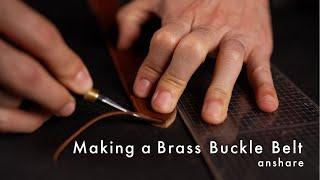 Making a Brass Metal Buckle Belt