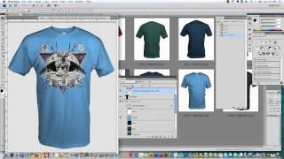 How To Use T-Shirt Mockup Templates from TheVectorLab