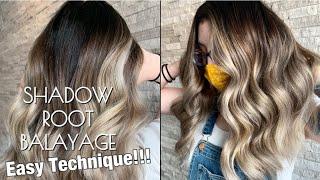 SHADOW ROOT BALAYAGE | Easy Technique & Application Tutorial