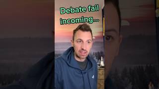 Funny Flat Earth Debate Fail #reaction #education #debate