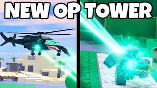 NEW CRYO HELICOPTER TOWER IS HERE and IT IS CRAZY OP! - Roblox Tower Defense X (TDX)