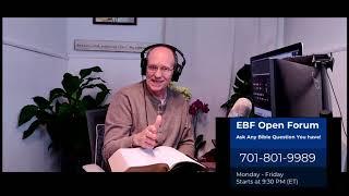 (Episode 0083) EBF's New Open Forum - October 6, 2020