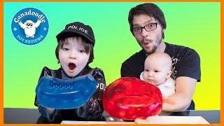 GIANT Halloween Gummies! DIY Kids Spooky Halloween Gummy Taste Test Canadoodle Toy Reviews