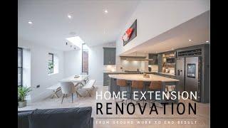 House Extension Home Renovation with New Kitchen - Start to Finish, From Ground Work to End Result!