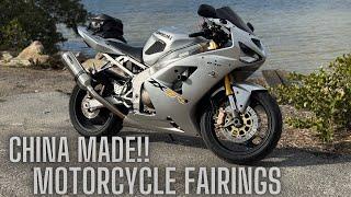 Motorcycle Chinese Fairing Review. (Are they Worth the Money?)(Amoto Parts)