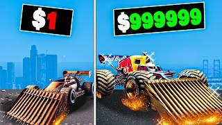 $1 to $1,000,000 F1 Ramp Car in GTA 5